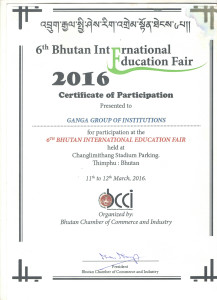 BHUTAN INTERNATIONAL FAIR CERTIFICATION